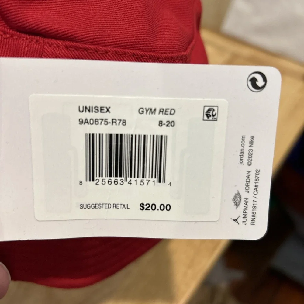 Air Jordan Apex Bucket Hat Kids Gym Red Michael Jordan Chicago Bulls 9A0675-R78